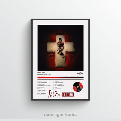 Demi Lovato HOLY FVCK Album Poster
