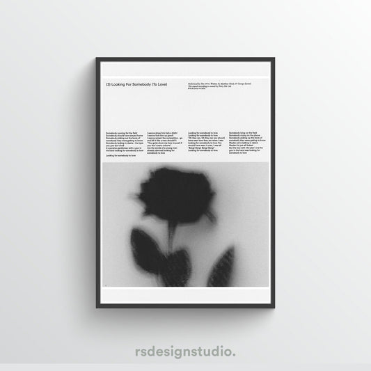 The 1975 Being Funny In A Foreign Language (Looking For Somebody To Love) Poster