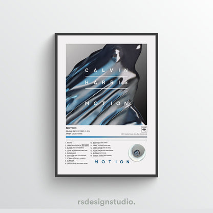 Calvin Harris MOTION Album Poster