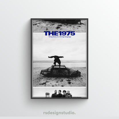 The 1975 Being Funny In A Foreign Language Poster - rsdesignstudio