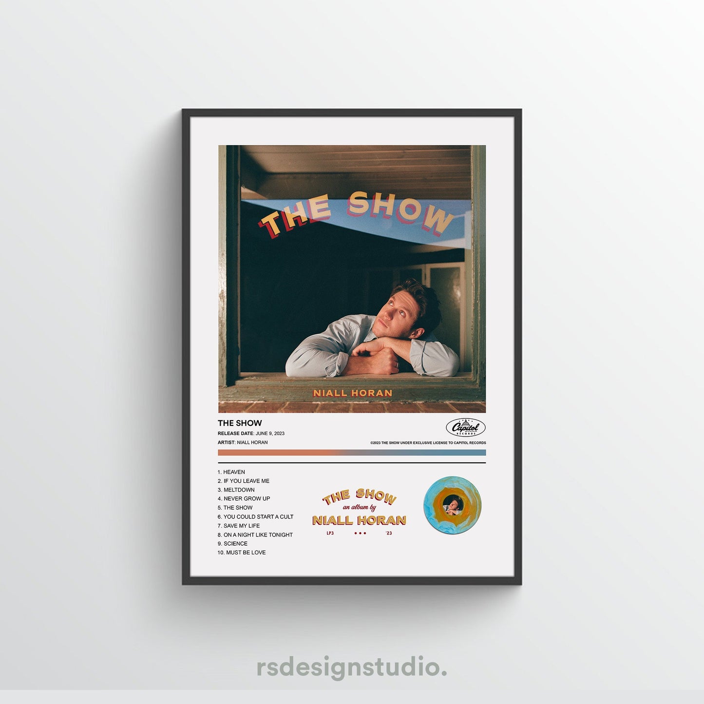 Niall Horan THE SHOW Album Poster