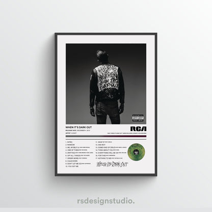 G-Eazy WHEN IT'S DARK OUT Album Poster