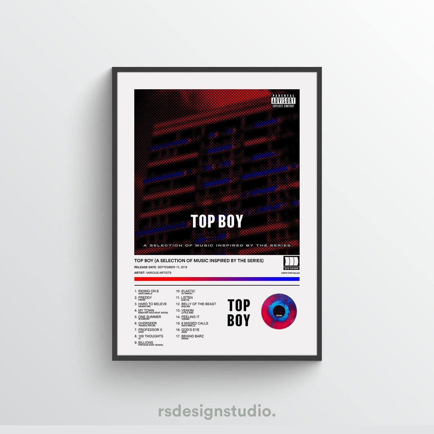 TOP BOY Soundtrack Poster