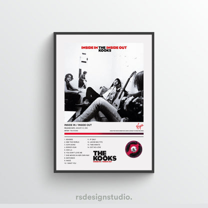 The Kooks INSIDE IN / INSIDE OUT Album Poster