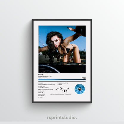 Charli XCX Crash Album Poster - rsdesignstudio