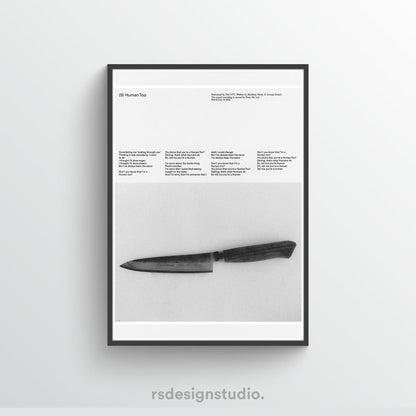 The 1975 Being Funny In A Foreign Language (Human Too) Poster