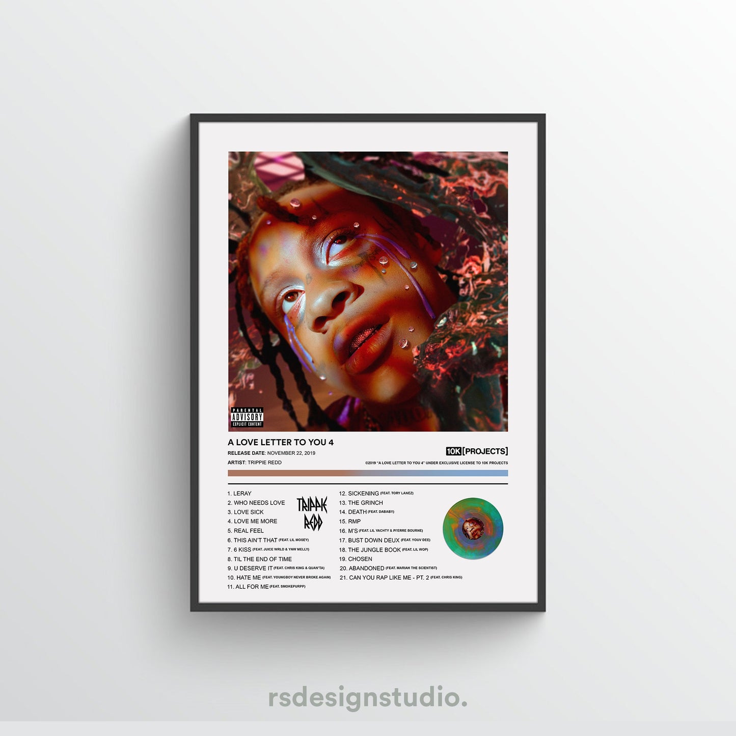 Trippie Redd A LOVE LETTER TO YOU 4 Album Poster
