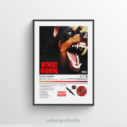 21 Savage, Offset & Metro Boomin WITHOUT WARNING Album Poster