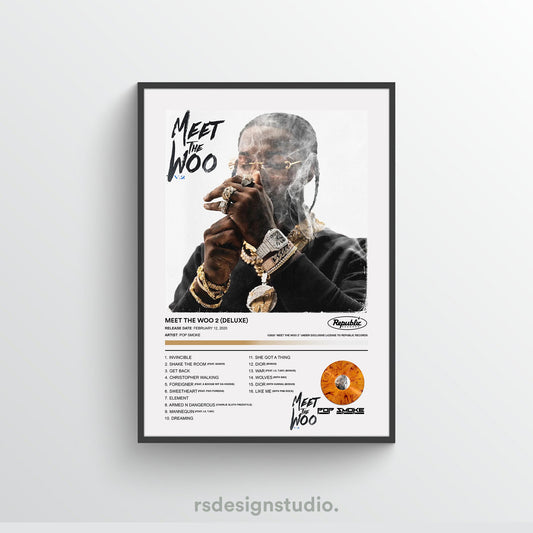 Pop Smoke MEET THE WOO 2 Album Poster