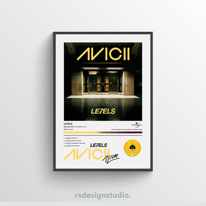 Avicii LEVELS Album Poster