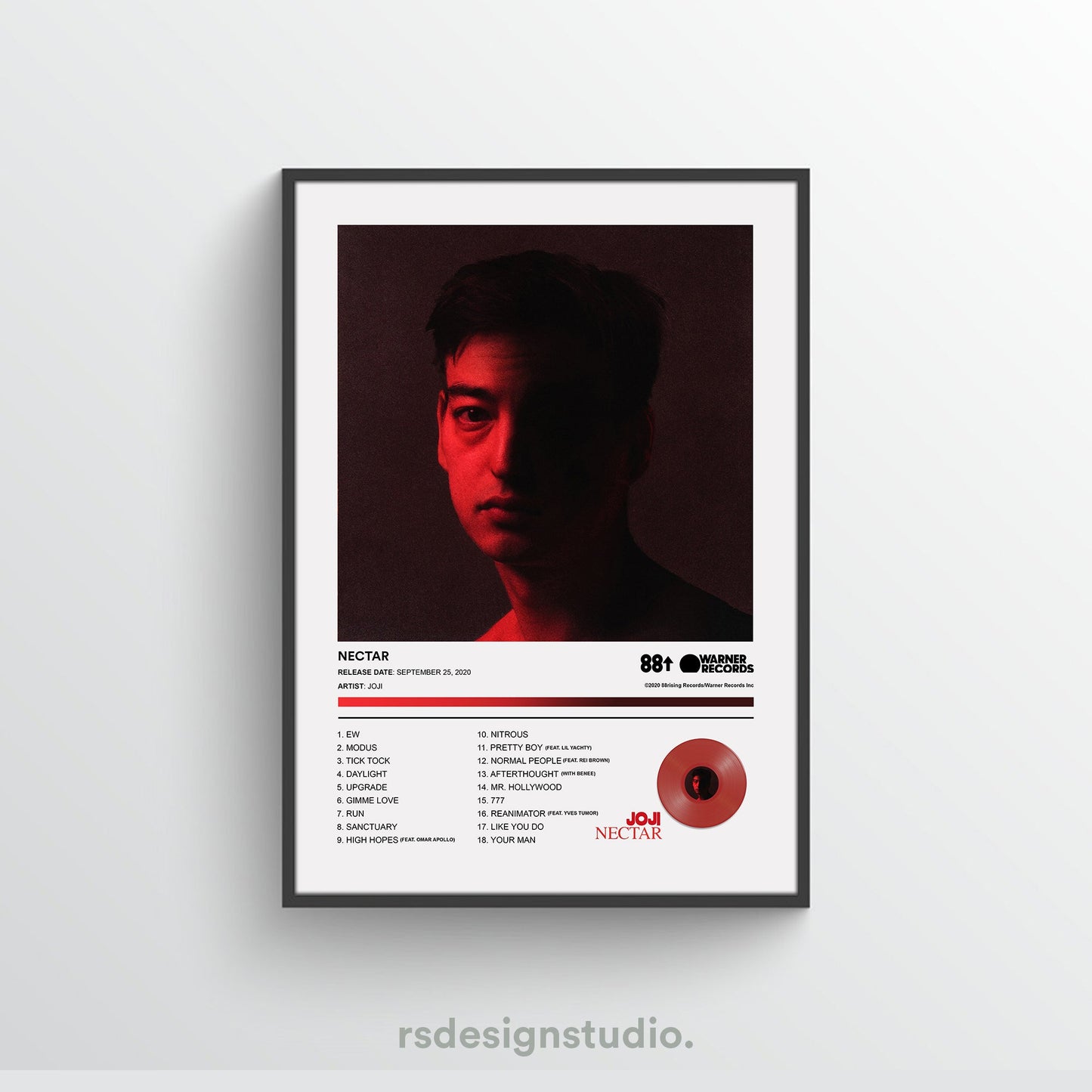Joji NECTAR Album Poster