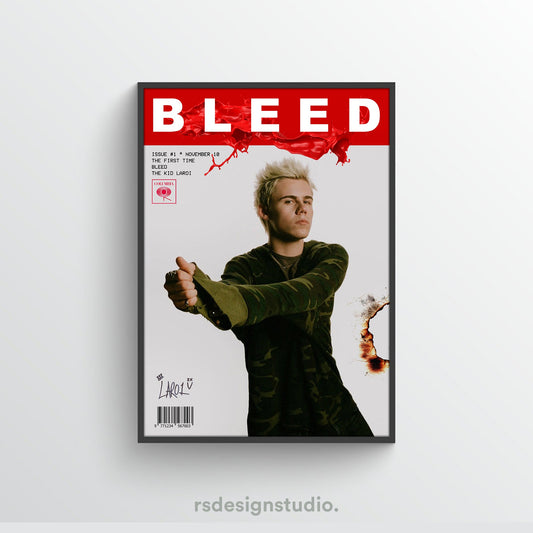 The Kid LAROI THE FIRST TIME (BLEED) Poster