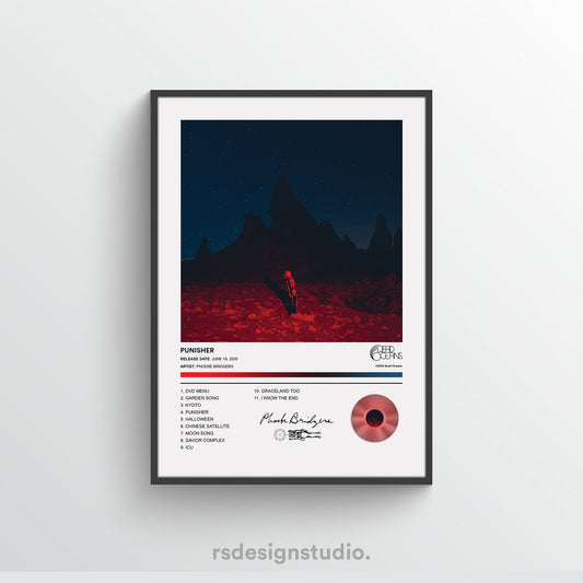 Phoebe Bridgers PUNISHER Album Poster