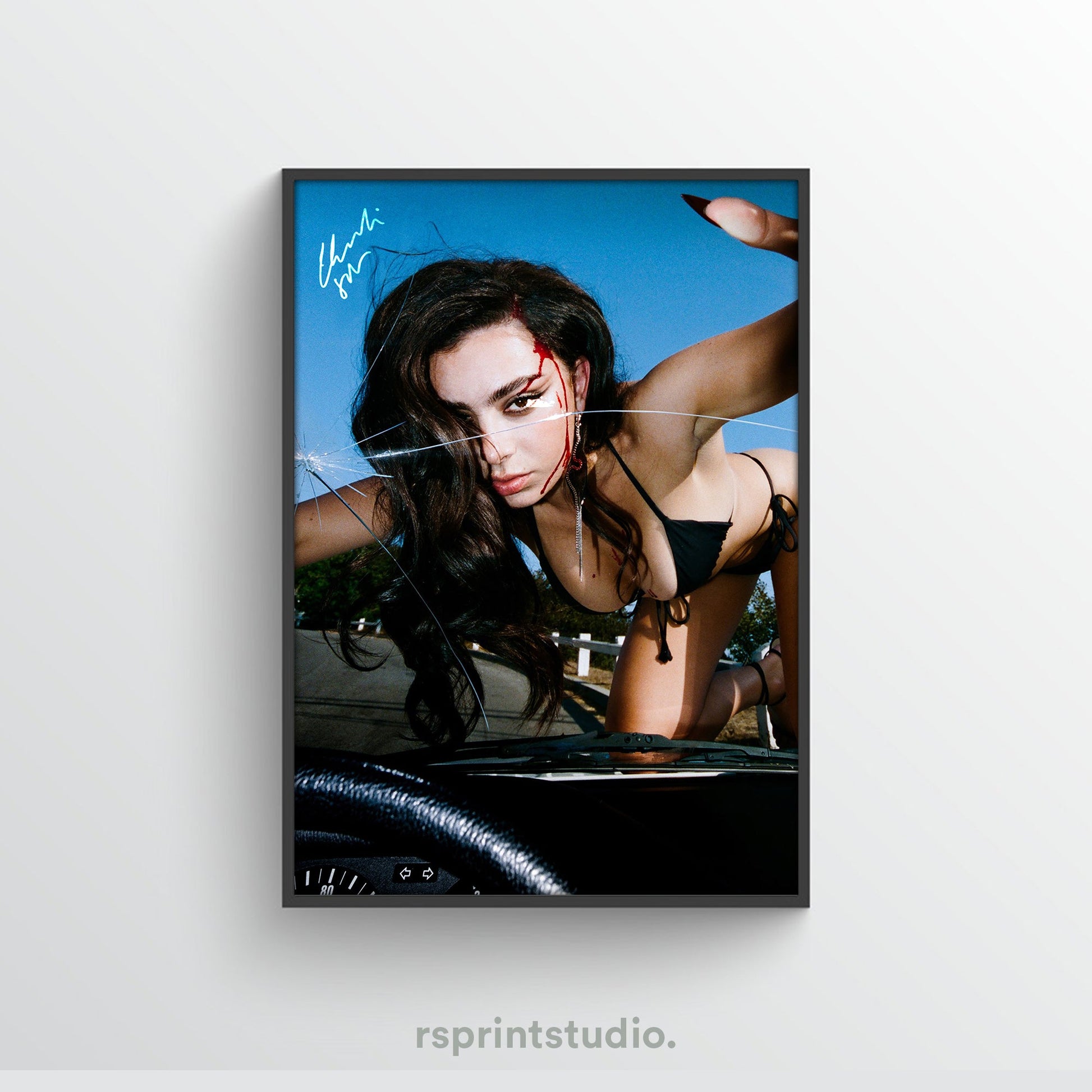 Charli XCX Crash Album Poster - rsdesignstudio