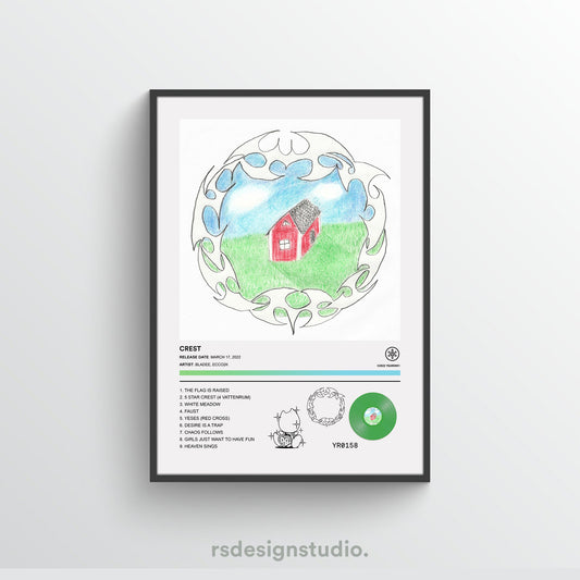 Bladee & Ecco2k CREST Album Poster