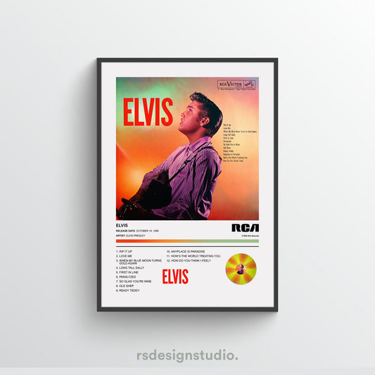 Elvis Presley ELVIS Album Poster