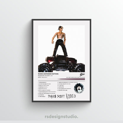 Travis Scott RODEO Album Poster