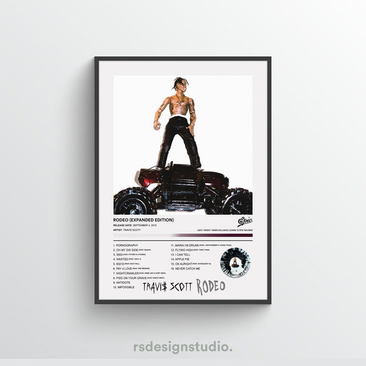 Travis Scott RODEO Album Poster