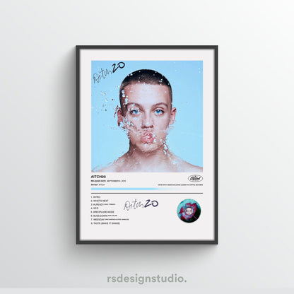 Aitch AITCH20 Album Poster - rsdesignstudio