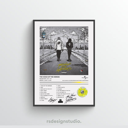 Lil Baby & Lil Durk THE VOICE OF THE HEROES Album Poster