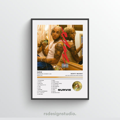 Zola SURVIE Album Poster