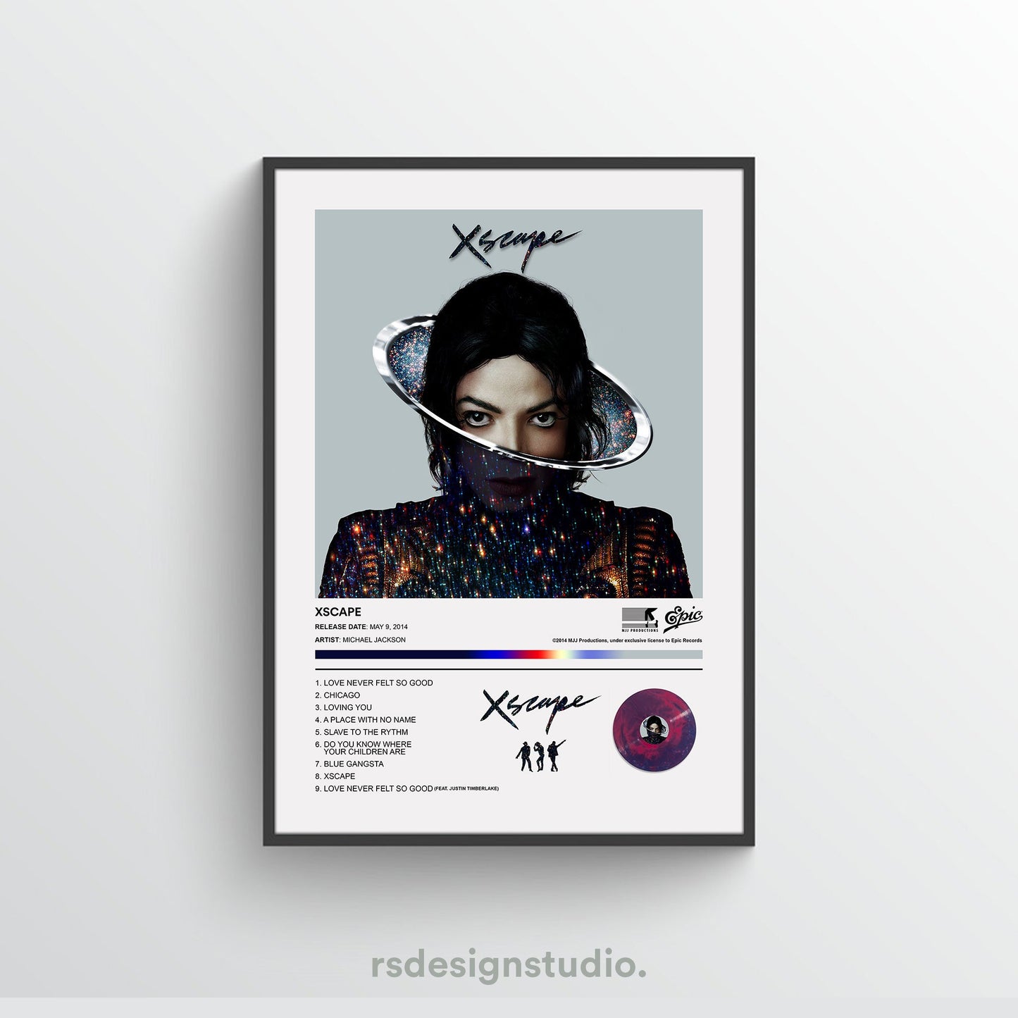 Michael Jackson XSCAPE Album Poster