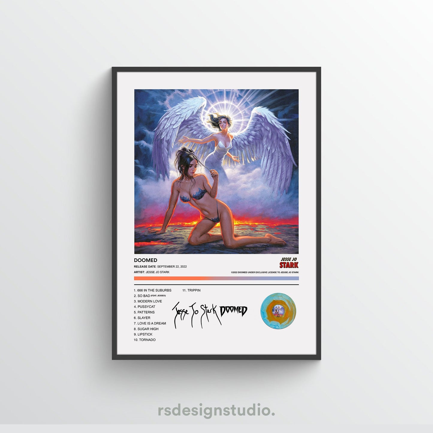 Jesse Jo Stark DOOMED Album Poster