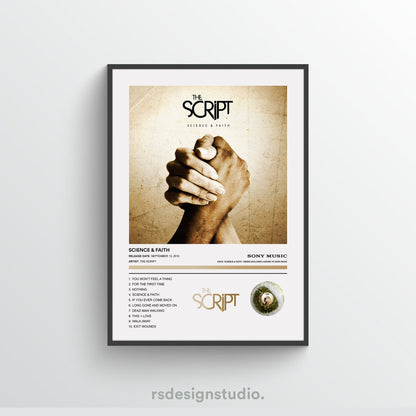 The Script SCIENCE & FAITH Album Poster