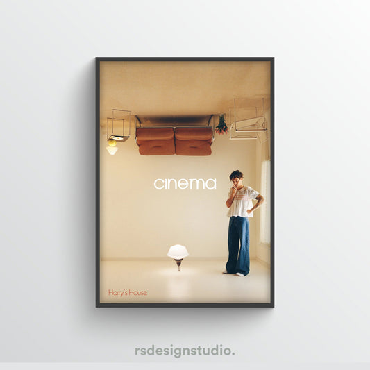 Harry Styles Harry's House Cinema Poster - rsdesignstudio
