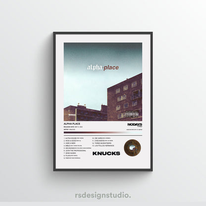 Knucks ALPHA PLACE Album Poster