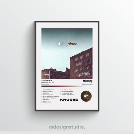 Knucks ALPHA PLACE Album Poster