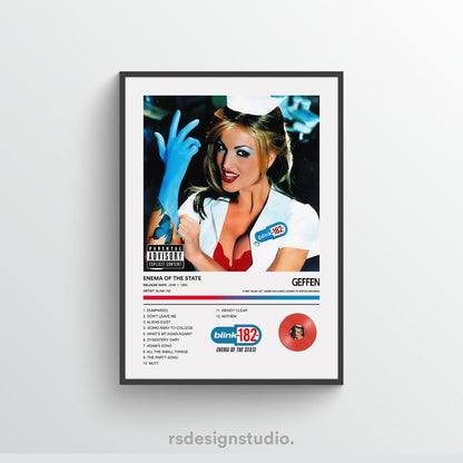 Blink-182 ENEMA OF THE STATE Album Poster