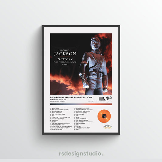 Michael Jackson HISTORY Album Poster
