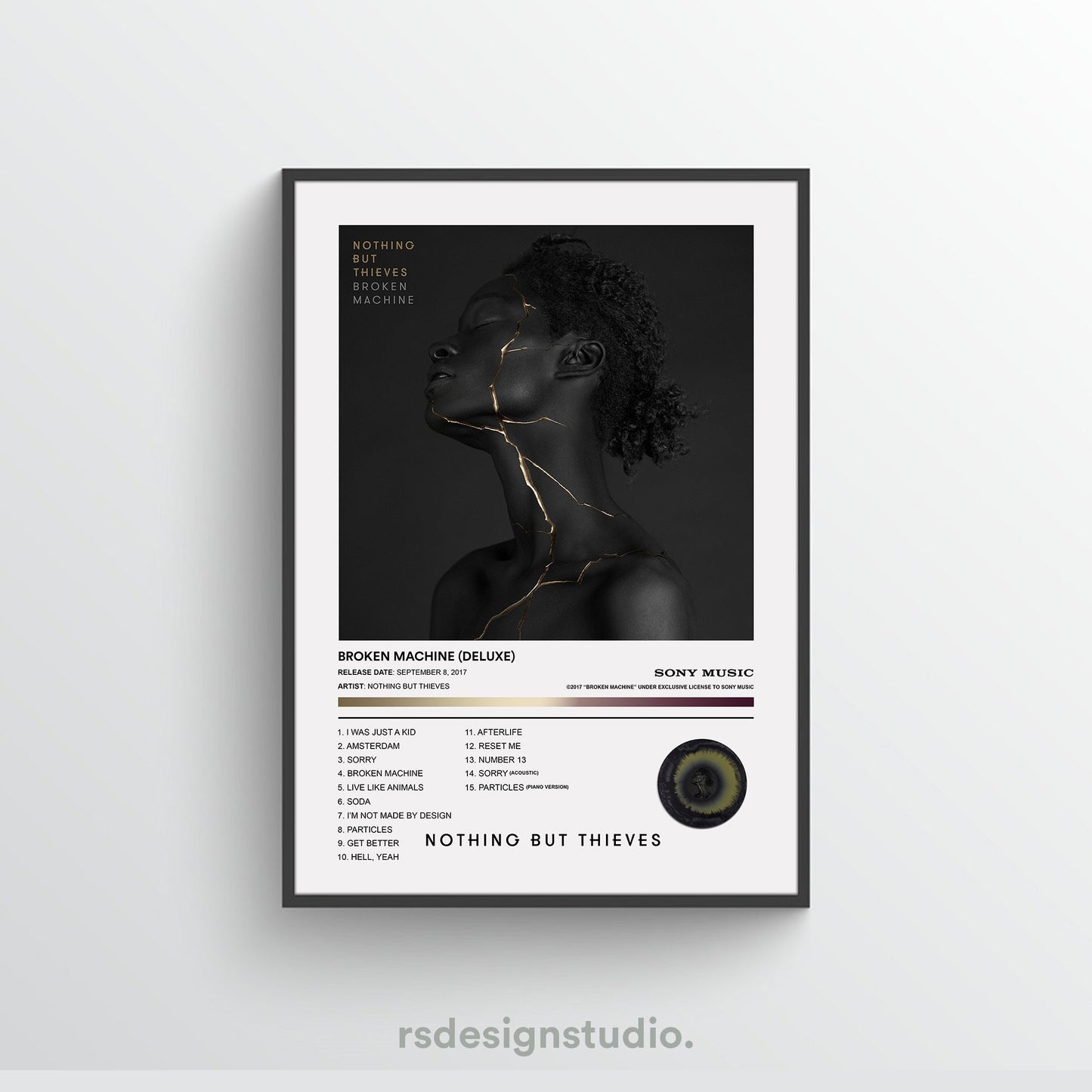 Nothing But Thieves BROKEN MACHINE Album Poster