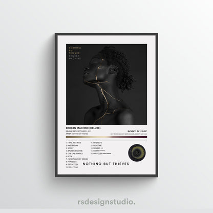 Nothing But Thieves BROKEN MACHINE Album Poster