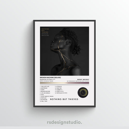 Nothing But Thieves BROKEN MACHINE Album Poster