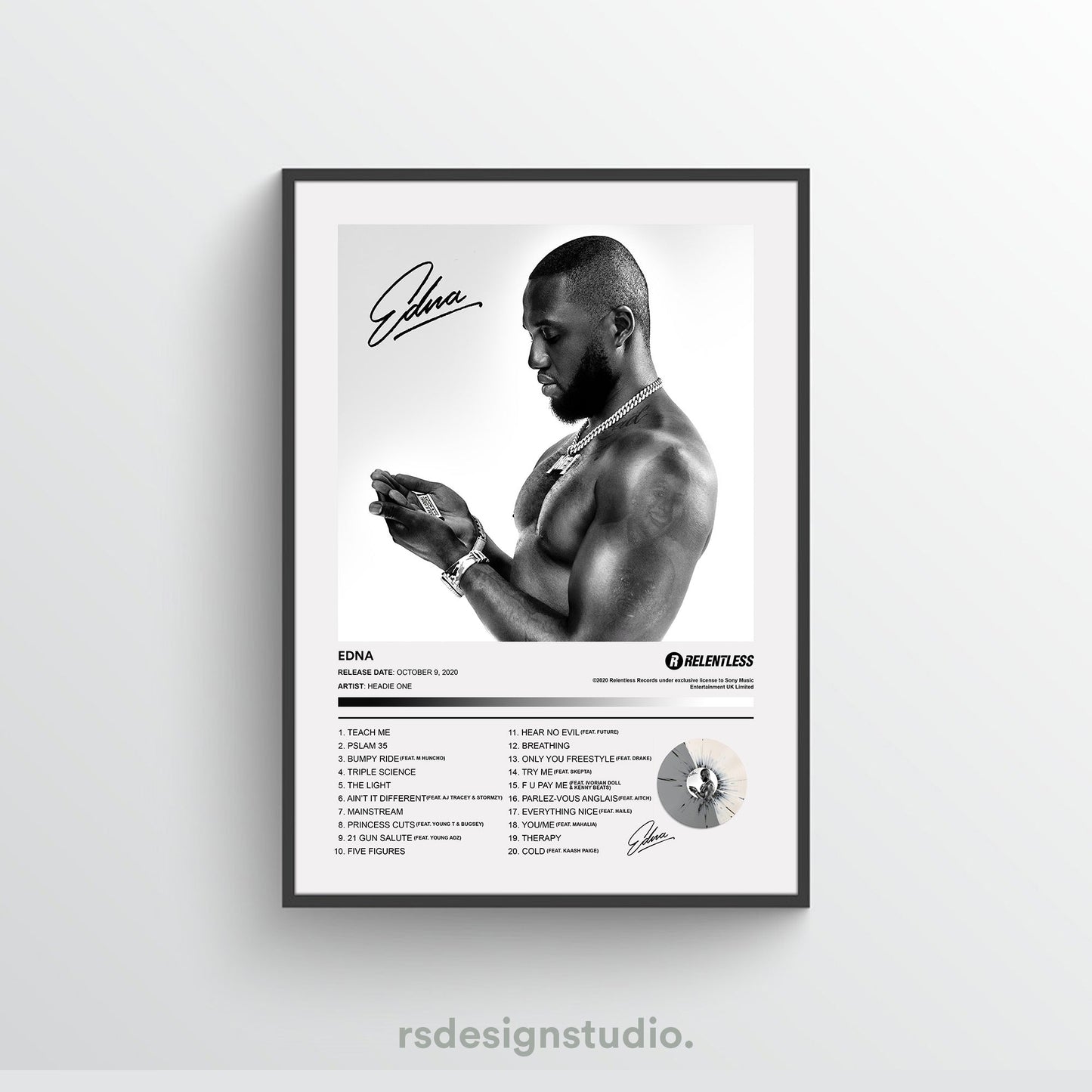 Headie One EDNA Album Poster