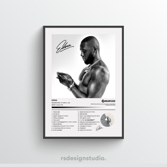 Headie One EDNA Album Poster