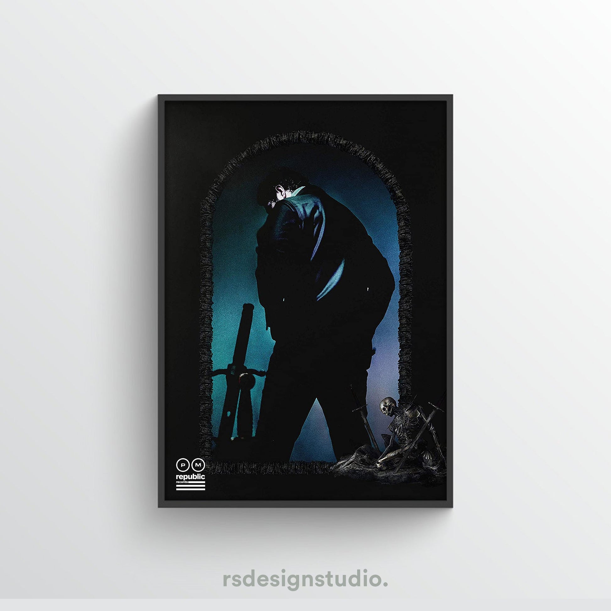 Post Malone Hollywood's Bleeding Poster - rsdesignstudio