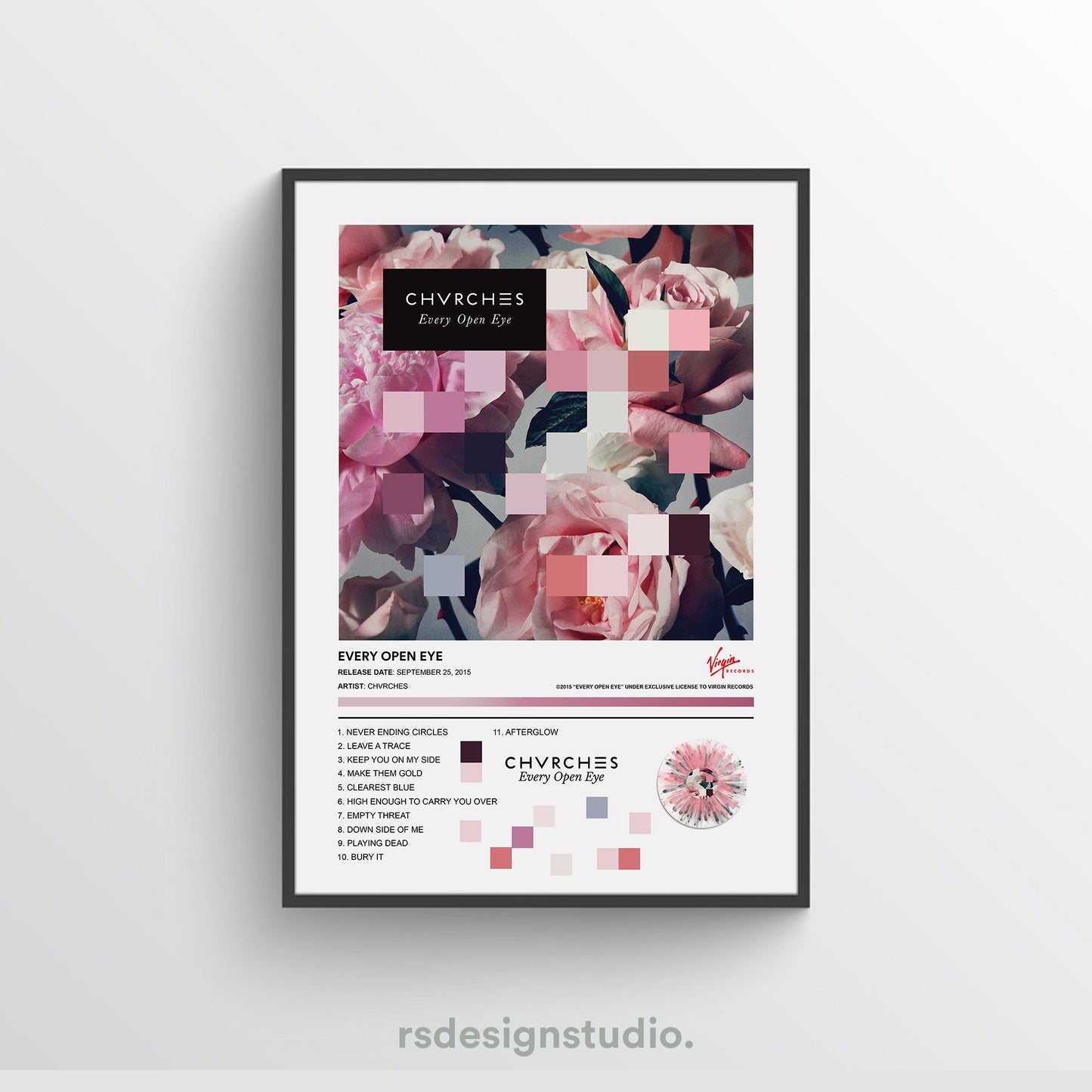 CHVRCHES EVERY OPEN EYE Album Poster