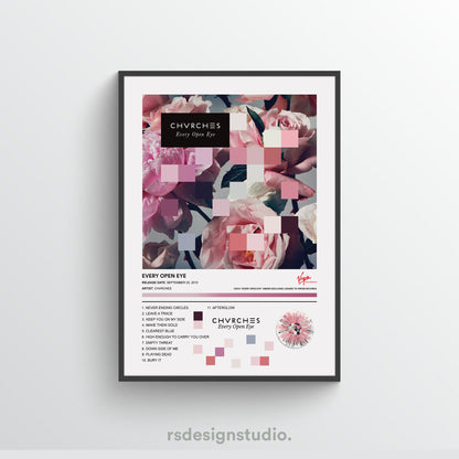 CHVRCHES EVERY OPEN EYE Album Poster
