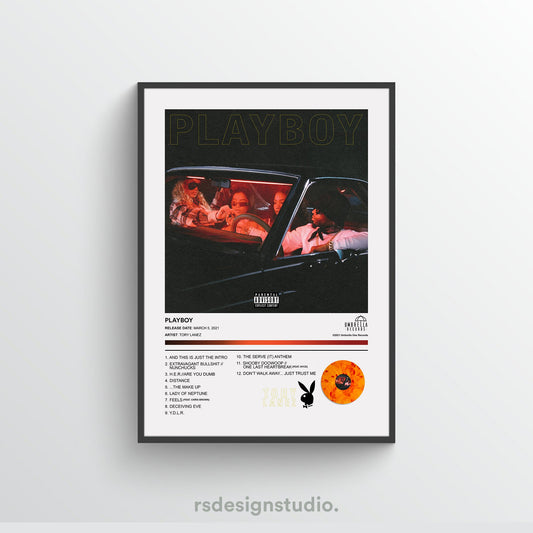 Tory Lanez PLAYBOY Album Poster