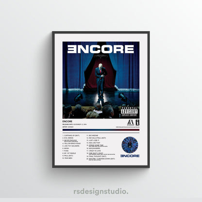 Eminem ENCORE Album Poster