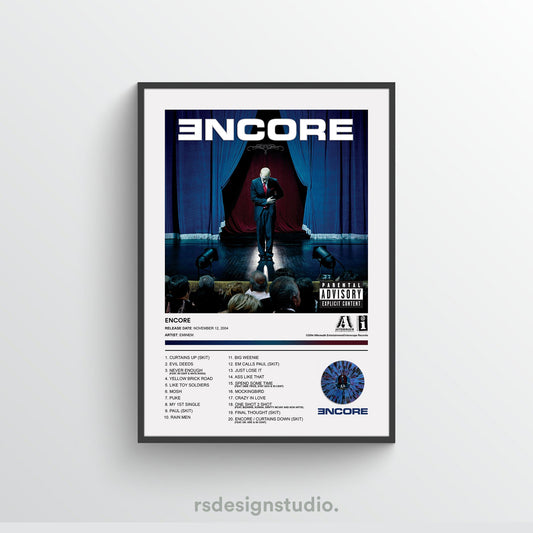 Eminem ENCORE Album Poster