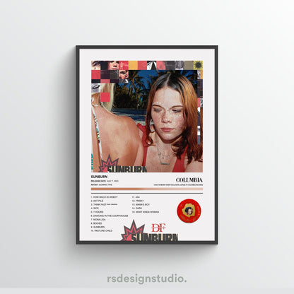 Dominic Fike SUNBURN Album Poster