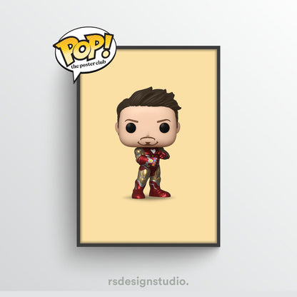 Avengers Iron Man Funko Pop Poster - rsdesignstudio