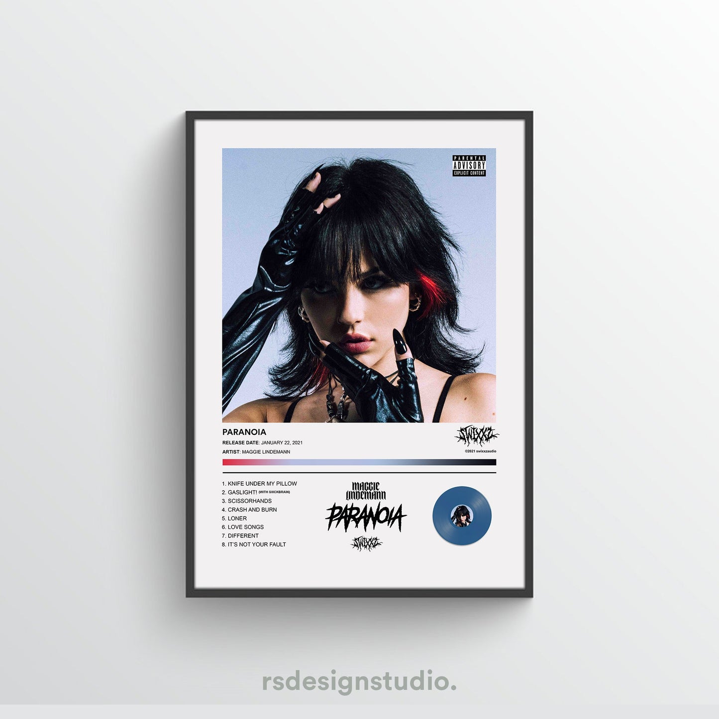 Maggie Lindemann PARANOIA Album Poster