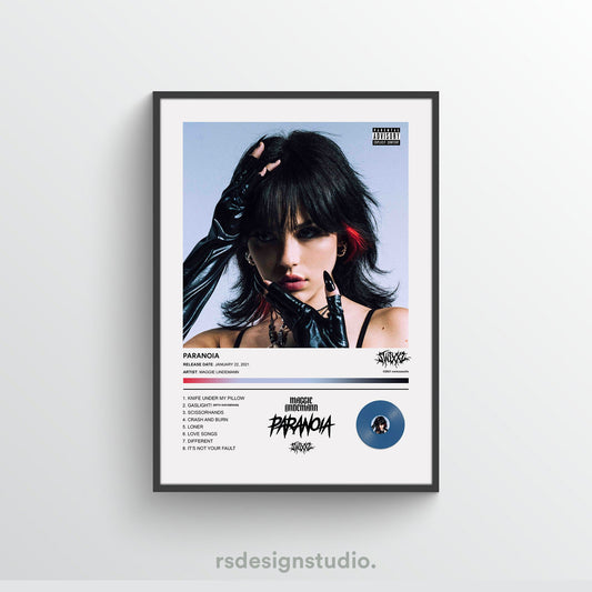 Maggie Lindemann PARANOIA Album Poster