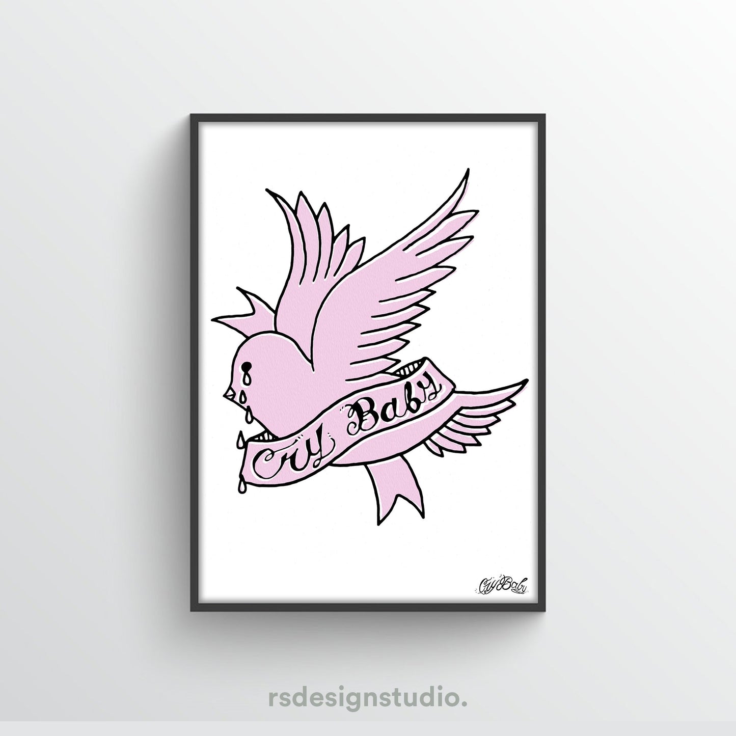 Lil Peep Crybaby Poster - rsdesignstudio