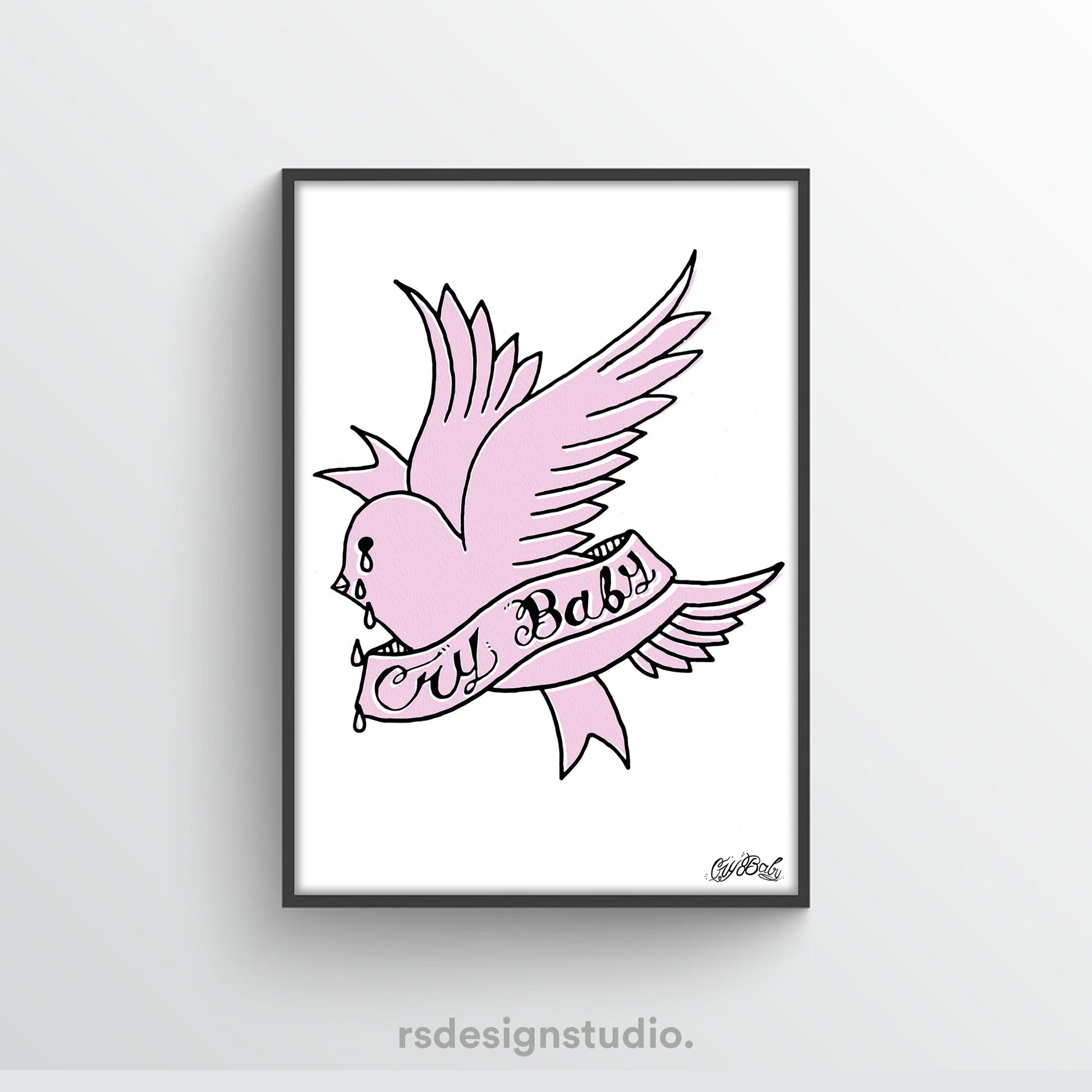 Lil Peep Crybaby Poster - rsdesignstudio